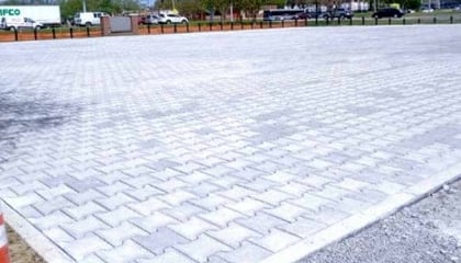 Permeable Parking Lot Installation